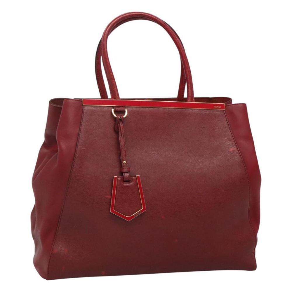 Fendi Red Tote Bag
